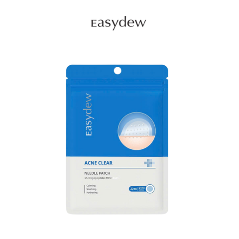  Miếng Dán Mụn Kim Tinh Chất Vi Mô Easydew ACNE CLEAR NEEDLE PATCH (4 miếng) 
