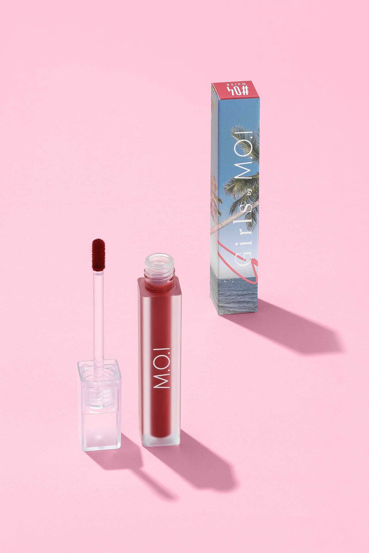  [ TẶNG TÚI MAKE UP  ] NO.4 - MŨI NÉ - CAM ĐỎ 