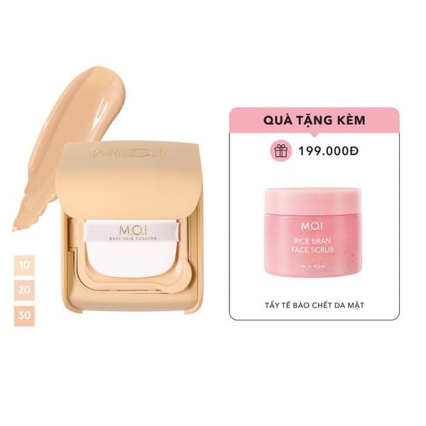 #30 - Da Trung Bình tone tự nhiên - Phấn Nước M.O.I Baby Skin Cushion (New) 