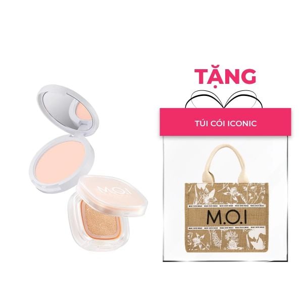  BỘ ĐÔI M.O.I PHẤN NƯỚC ICONIC PERFECTION VÀ PHẤN PHỦ BABY SKIN NÂNG TONE 