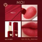  No.1 - Đỏ Ruby - Son thỏi Queen Of Rose 2025 