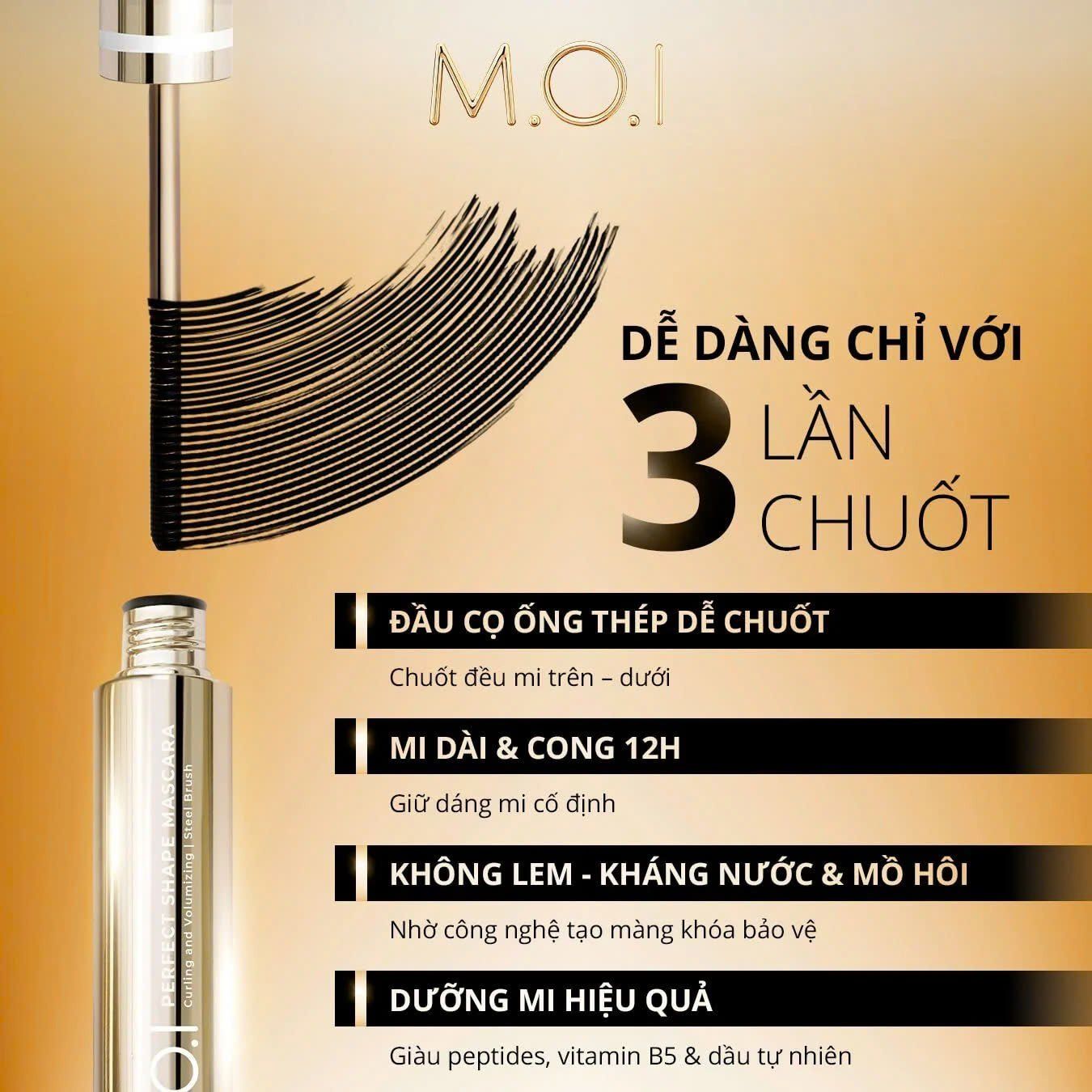  Chuốt Mi M.O.I Perfect Shape Mascara 