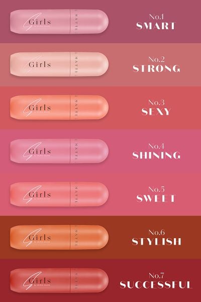 Set 7 valentine son kem lì sgirls 