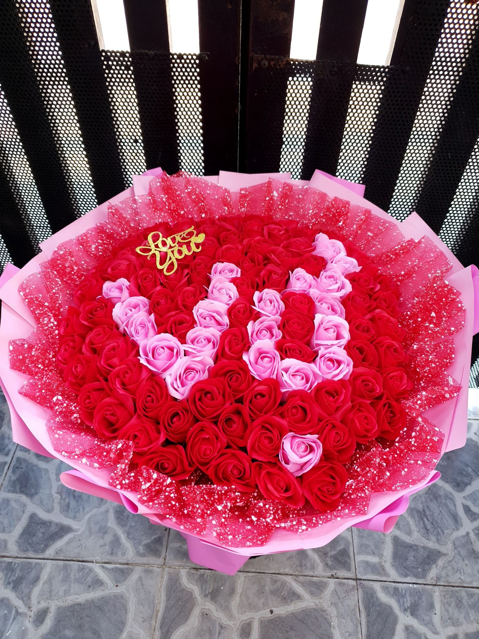 hoa hồng sáp tặng vợ