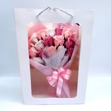 Bó hoa hồng sáp thơm 15 bông cao cấp