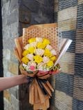 Bó Hoa Hồng Sáp Thơm 21 Bông Cao Cấp | Shop Hoa Sáp Gò Vấp