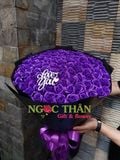 Bó Hoa Hồng Sáp 99 Bông Cao Cấp | Hoa Hồng Sáp Xanh Dương