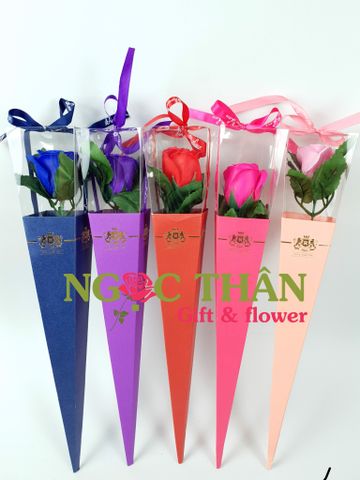 Hoa Hồng Sáp Thơm 1 Bông | Gía Hoa Sáp 1 Bông