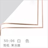 Giấy Bóng Mờ Viền Đồng