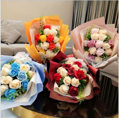 Giỏ Hoa Hồng Sáp Thơm - Những Bó Hoa Hồng Sáp Đẹp