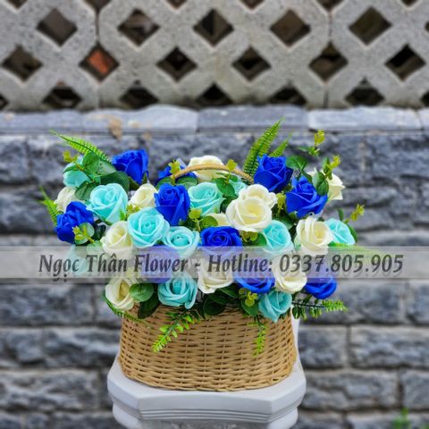 GIỎ HOA SÁP MỪNG KHAI TRƯƠNG