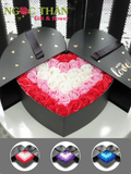 Hộp Hoa Sáp Trái Tim With Love | Hoa Sáp Tphcm
