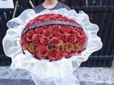 BÓ HOA HỒNG NHŨ KIM TUYẾN GIÁ RẺ