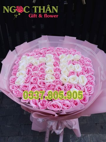 Bó Hoa Hồng Sáp Thơm Tặng Mẹ 99 Bông | Điện Hoa Sáp Online