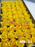 Sỉ Đầu Bông Hoa Sáp 3 Lớp Đủ Màu Tại Tphcm