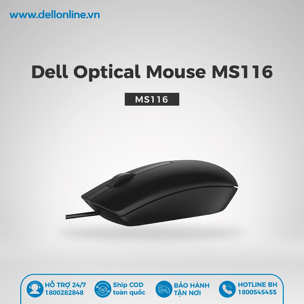 Dell Optical Mouse MS116 – DellOnline