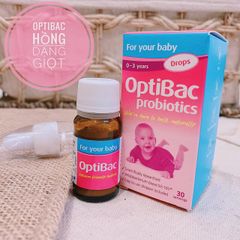 Optibac hồng dạng giọt - 10ml