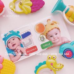 Sách học All About Babies Bubble Book - Hình khối