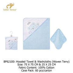 Set khăn ủ choàng + khăn lau Ok Baby Luvable