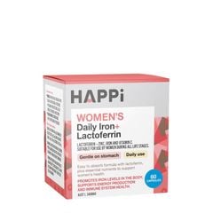 Men Happi Women's Daily Iron+ Úc giúp tăng đề kháng, bổ sung sắt cho mẹ bầu, mẹ sau sinh - 60 viên
