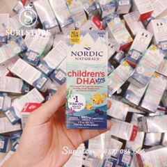 Siro Children's DHA Xtra Nordic Naturals Mỹ dầu cá cao cấp cho bé - 60ml - 1-6Y