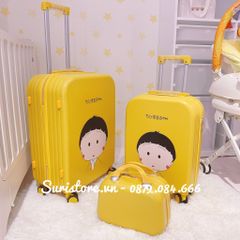 Set 3 vali kéo dễ thương cho mẹ và bé