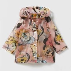 Áo khoác đi mưa mickey hồng Zara