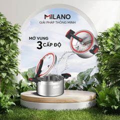 Bộ nồi inox liền khối Elmich Milano VN EL-8090 - 16, 20, 22cm