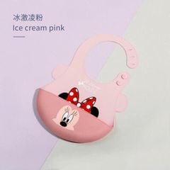 Yếm máng Silicone Mickey