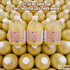 Cốt gừng tràm khuynh diệp Điềm Kim hàng Việt Nam an toàn cho em bé và mẹ bầu 500ml