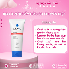 Kem dưỡng ẩm hữu cơ chuyên biệt Oxygen Atono2 HQ - 160g - 0M+