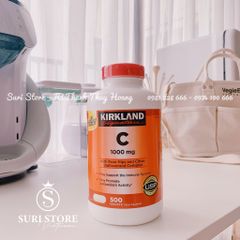 Viên Uống Bổ Sung Vitamin C 1000mg Kirkland - 500v