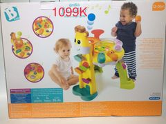 Bàn nhạc tập đứng kết hợp đường ray trượt bóng hình hươu cao cổ ngộ nghĩnh BKIDS 004640