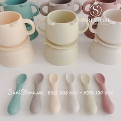 Thìa ăn dặm silicone Modui