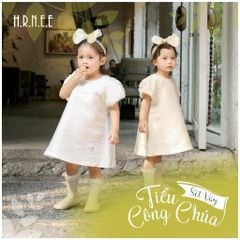 Hrnee Set váy tiểu công chúa