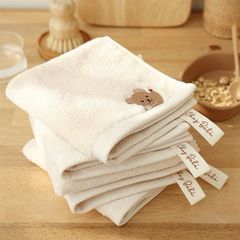 Khăn mặt bông cotton Natural Chezbebe Hàn  - Gấu Chezgomi