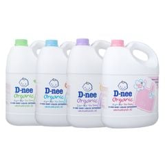 Nước giặt - xả vải Dnee Thái Lan - 2800ml (Can) an toàn cho làn da nhạy cảm của bé