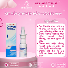 Xịt mũi Otriven Đức - 0.025%
