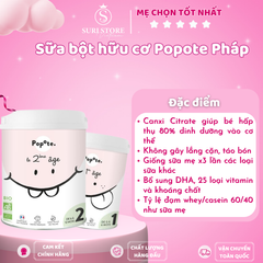 Sữa Hữu Cơ Popote Pháp 800g