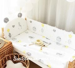 Set quây cũi 3 mặt + ga TT