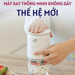 Máy xay không dây Jiffi TQ (kèm cân điện tử+bộ phụ kiện) 1.2L - Trắng