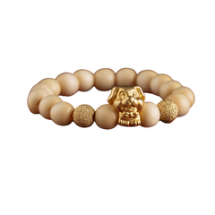 Vòng dâu tằm charm xi vàng 12 con giáp