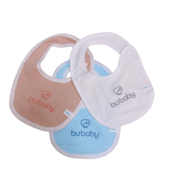 BU Yếm tròn Organic Cotton cài lệch