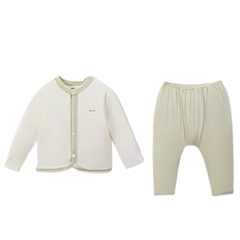 Nous Bộ dài tay phối quần xanh in hình con vịt Petit - Newborn