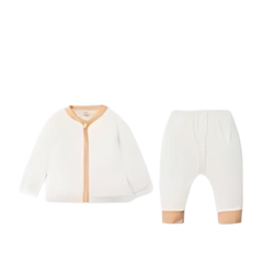 Nous Bộ CTD áo trắng họa tiết gấu xanh Petit - Newborn