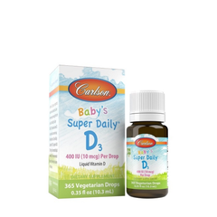 Siro Carlson Baby's Super Daily D3 Mỹ bổ sung cho bé từ sơ sinh - 10.3ml