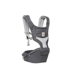 Địu Hip seat Ergobaby Mỹ - Carbon Grey cho bé từ 5.5kg