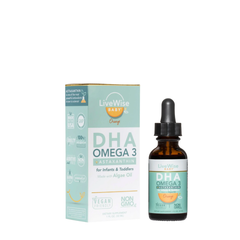 Dha Omega3 LiveWise Baby Mỹ dạng giọt vị cam 30ml - 0-2y