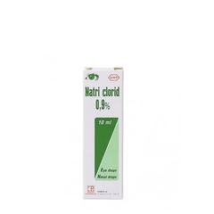 Nước muối sinh lý Natri Clorid0.9% GMP Việt Nam - 10ml*10hộp