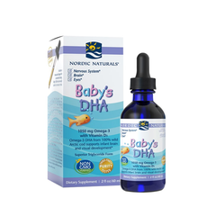 Siro Baby's DHA Nordic Naturals Mỹ bs DHA vtm D3 - 60ml